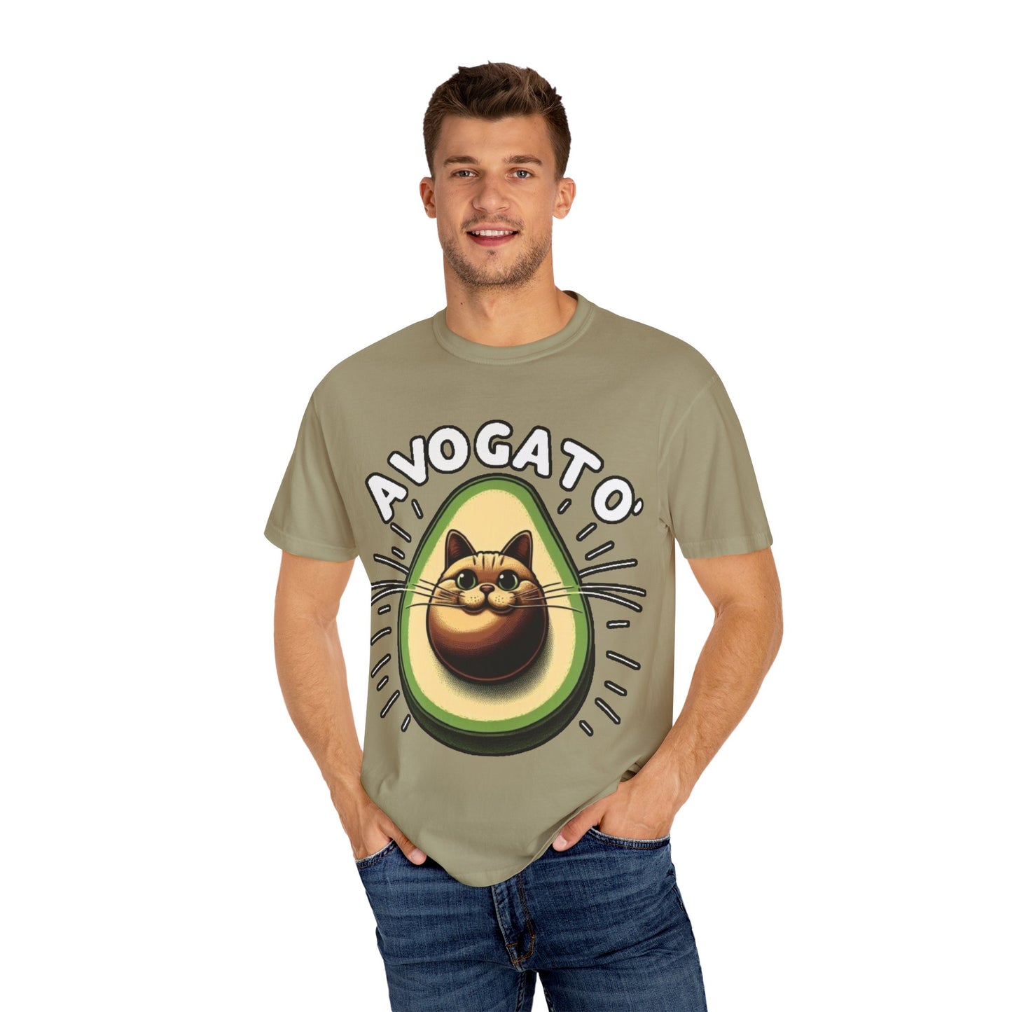Avogato T-Shirt | Funny Avocado Cat Pun Tee