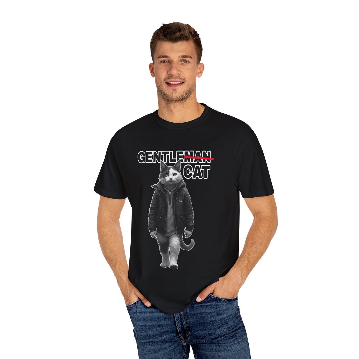 My Cat Thinks He's a Spy T-Shirt | Funny Gentleman Cat Tee