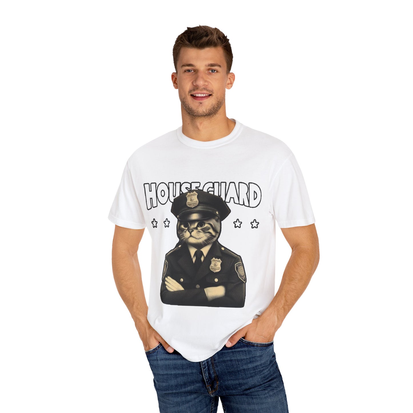 House Guard Cat Cop T-Shirt: The Ultimate Feline Law Enforcer