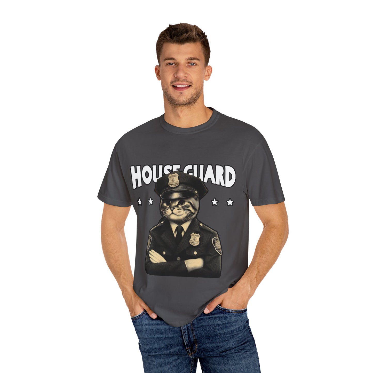 House Guard Cat Cop T-Shirt: The Ultimate Feline Law Enforcer