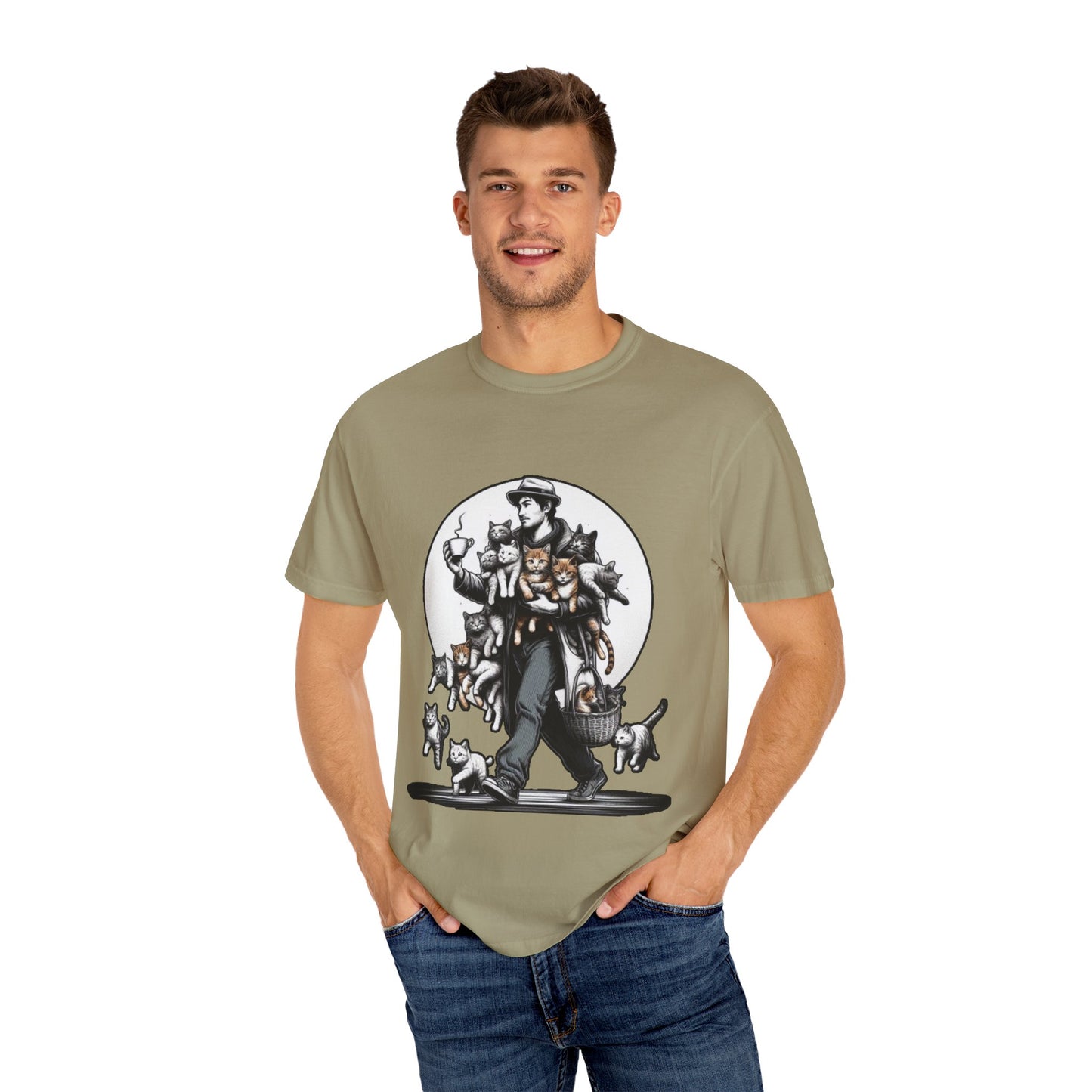 The Cat Boss T-Shirt | Cat Army Leader with His Crew Tee