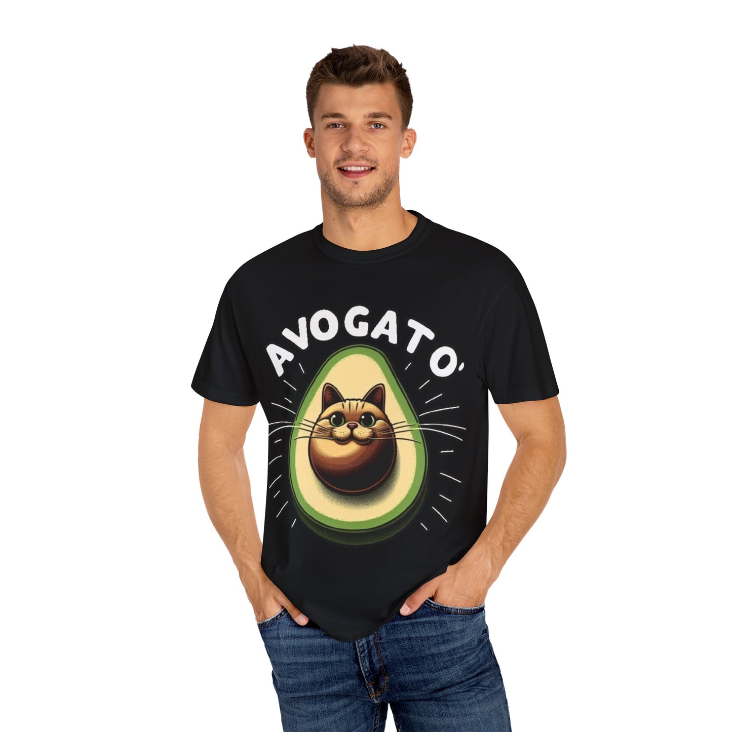 Avogato T-Shirt | Funny Avocado Cat Pun Tee