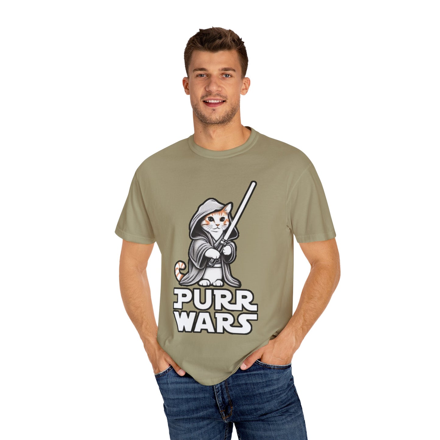 Purr Wars T-Shirt | Funny Star Wars Cat Parody Tee