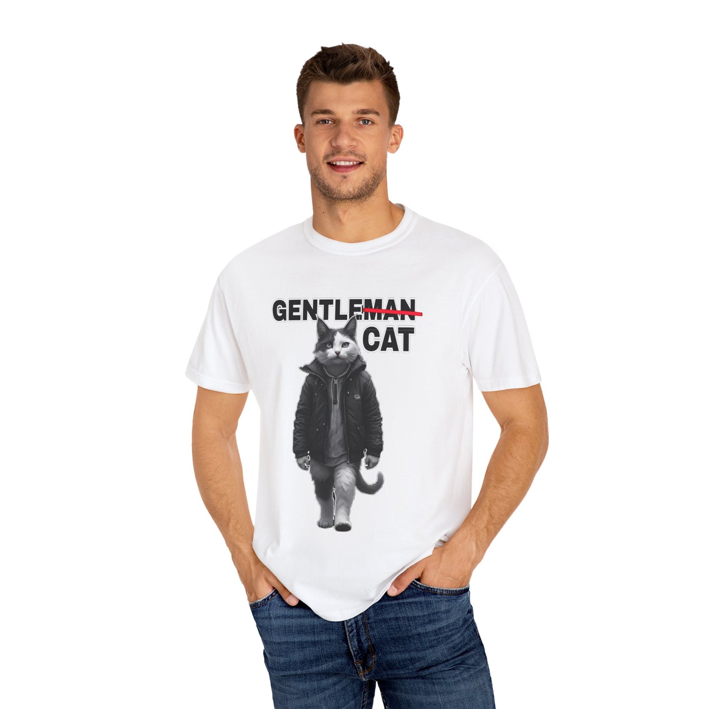 My Cat Thinks He's a Spy T-Shirt | Funny Gentleman Cat Tee