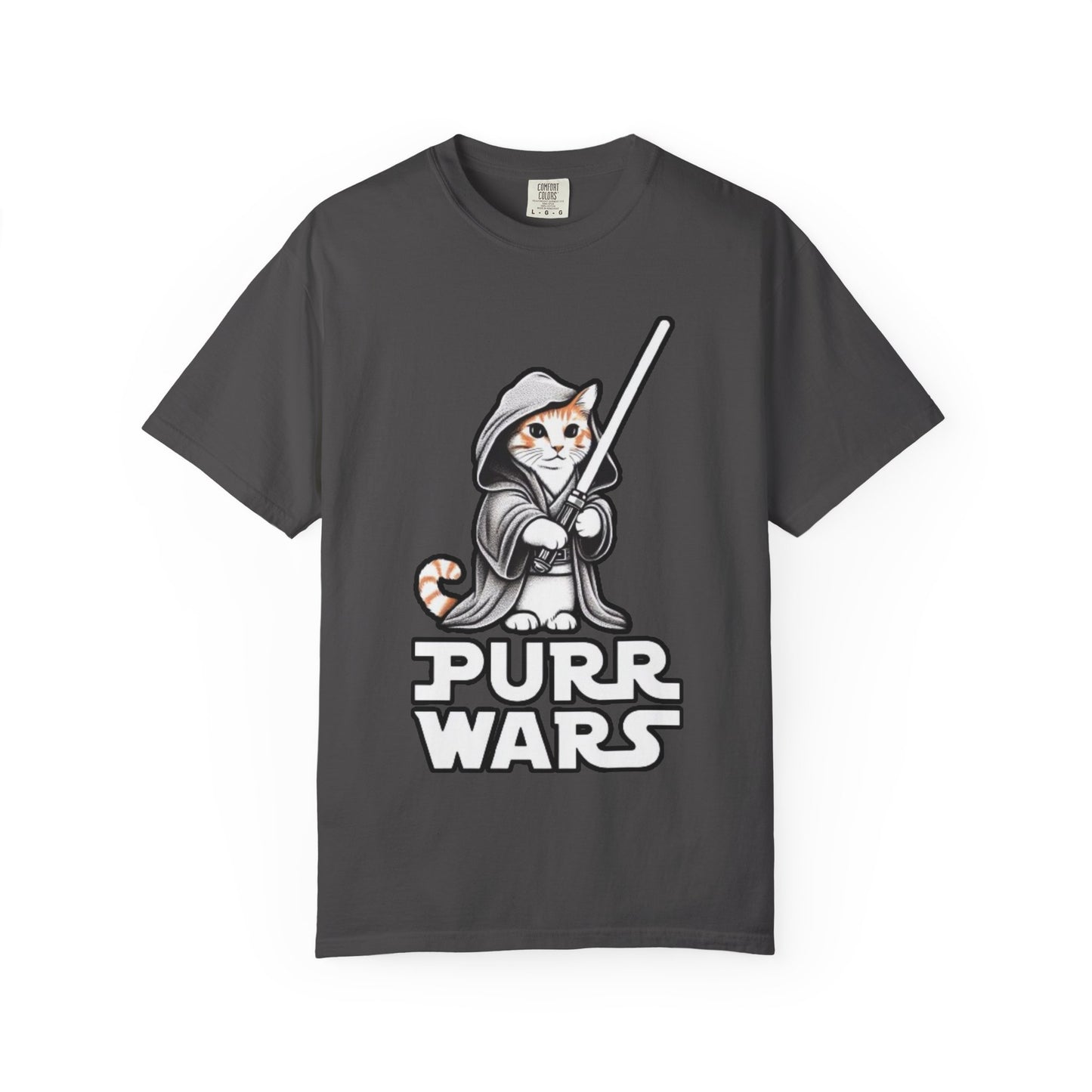 Purr Wars T-Shirt | Funny Star Wars Cat Parody Tee