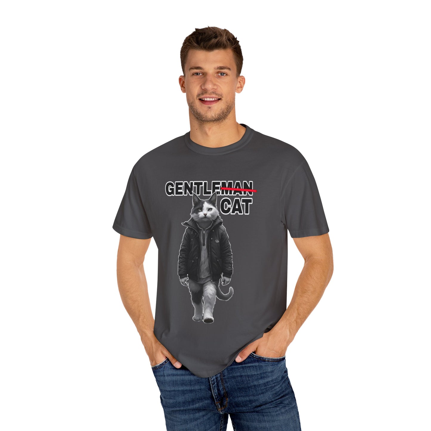 My Cat Thinks He's a Spy T-Shirt | Funny Gentleman Cat Tee