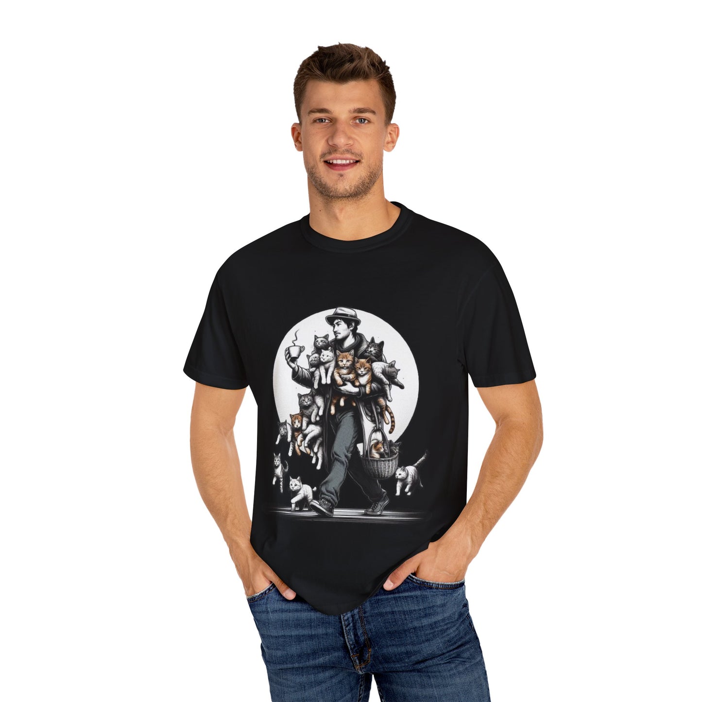 The Cat Boss T-Shirt | Cat Army Leader with His Crew Tee