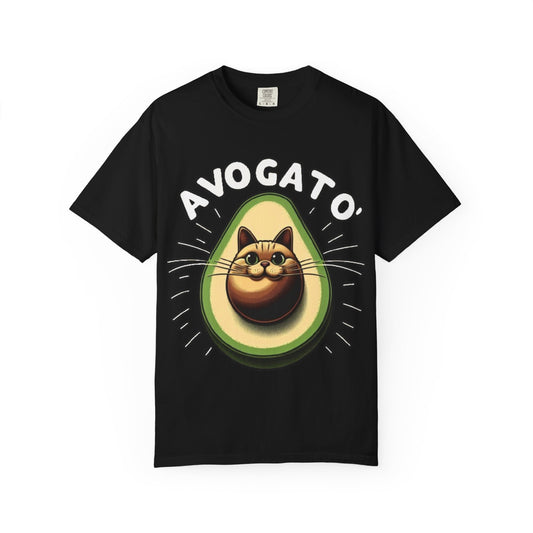 Avogato T-Shirt | Funny Avocado Cat Pun Tee