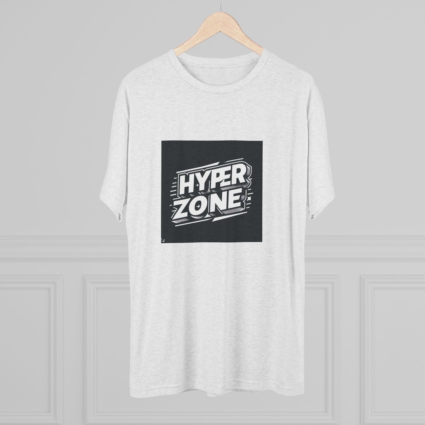 Hyper Zone Unisex Tri-Blend Tee: Cool Graphic for Gamers & Trendsetters