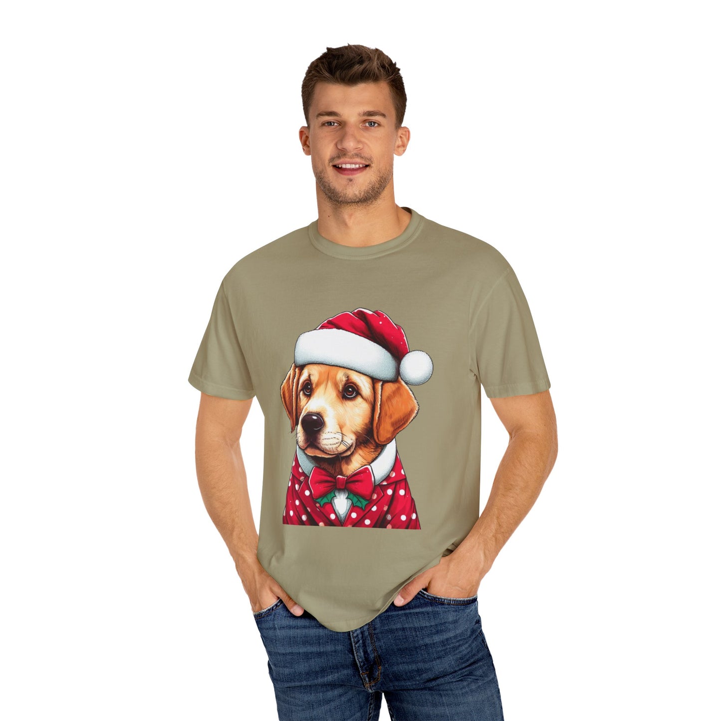 Christmas Golden Retriever T-Shirt | Festive Dog Lover