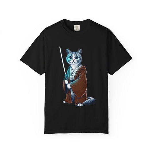 Jedi Master Cat T-Shirt | The Force Is Strong with This One