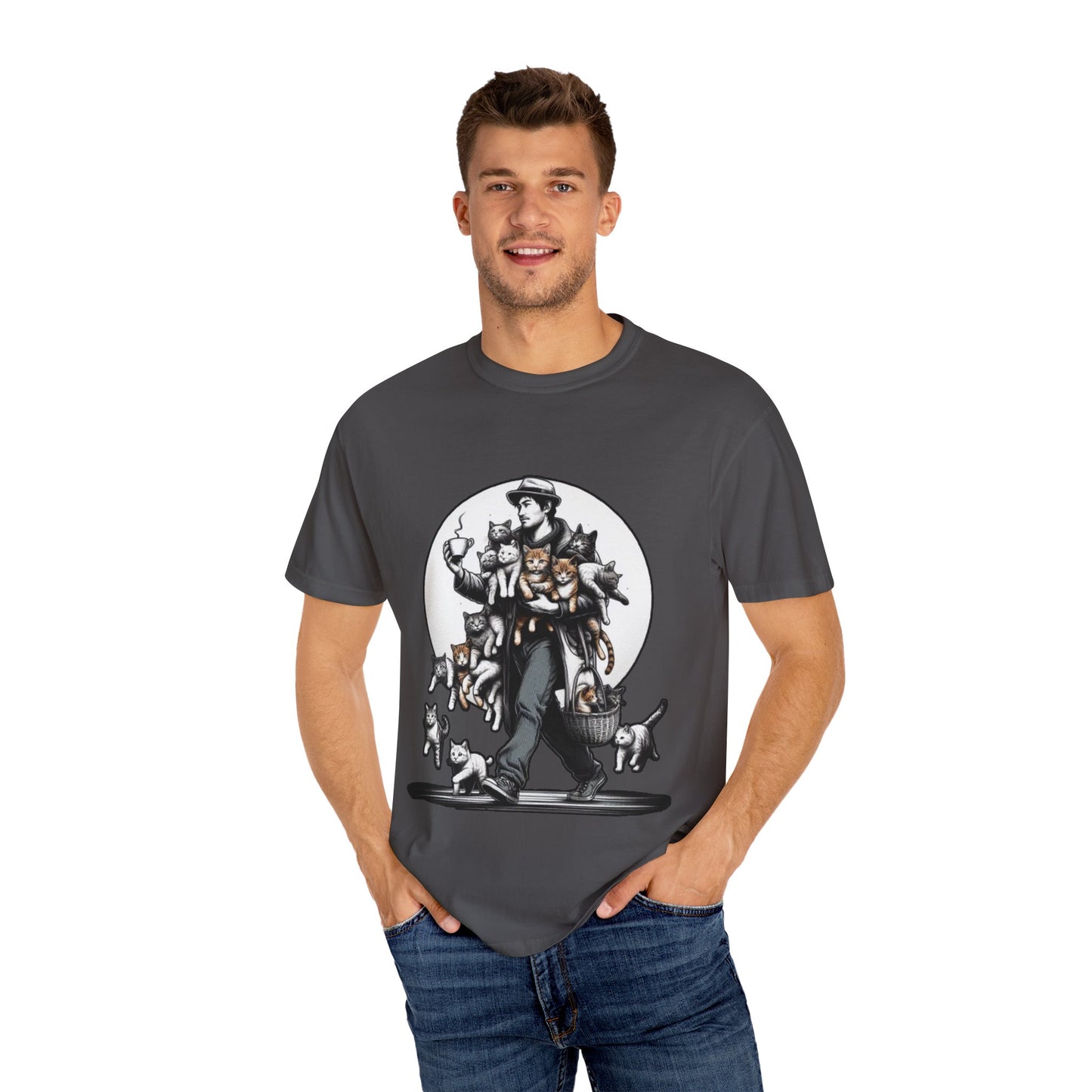 The Cat Boss T-Shirt | Cat Army Leader with His Crew Tee
