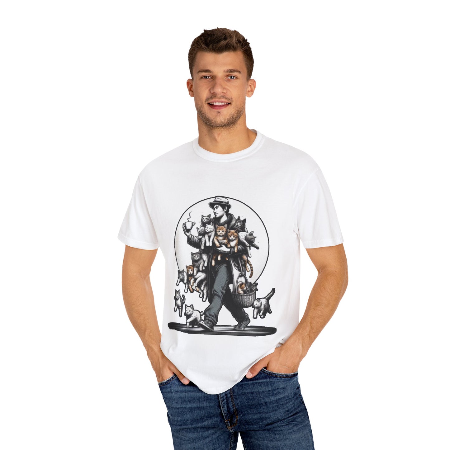 The Cat Boss T-Shirt | Cat Army Leader with His Crew Tee