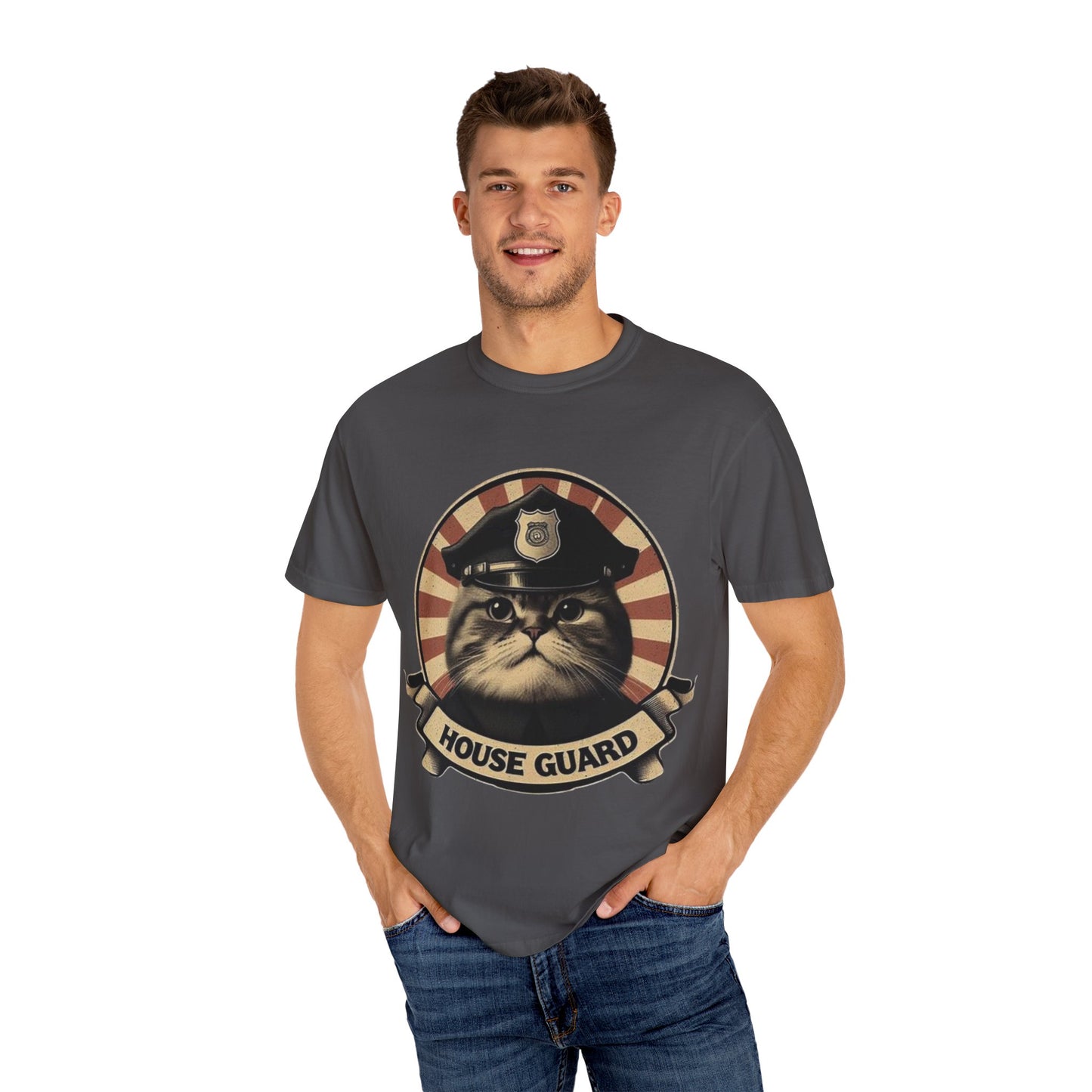 House Guard Cat T-Shirt: The Ultimate Feline Protector
