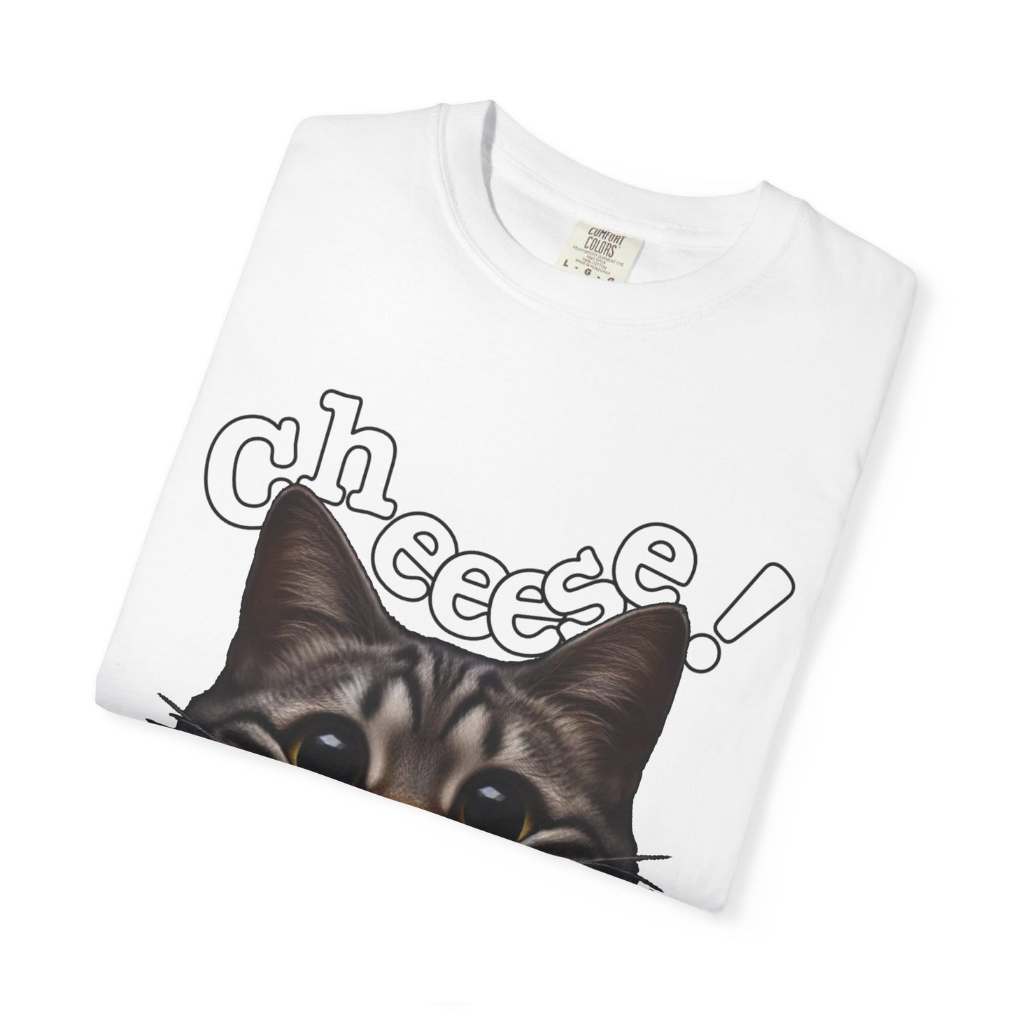 Say Cheese! T-Shirt | Creepy Smiling Cat Meme Tee