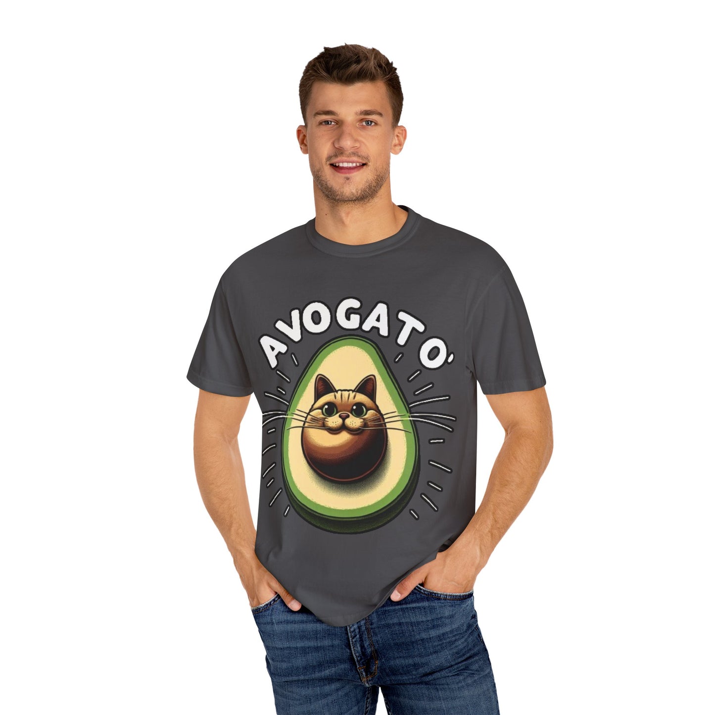 Avogato T-Shirt | Funny Avocado Cat Pun Tee