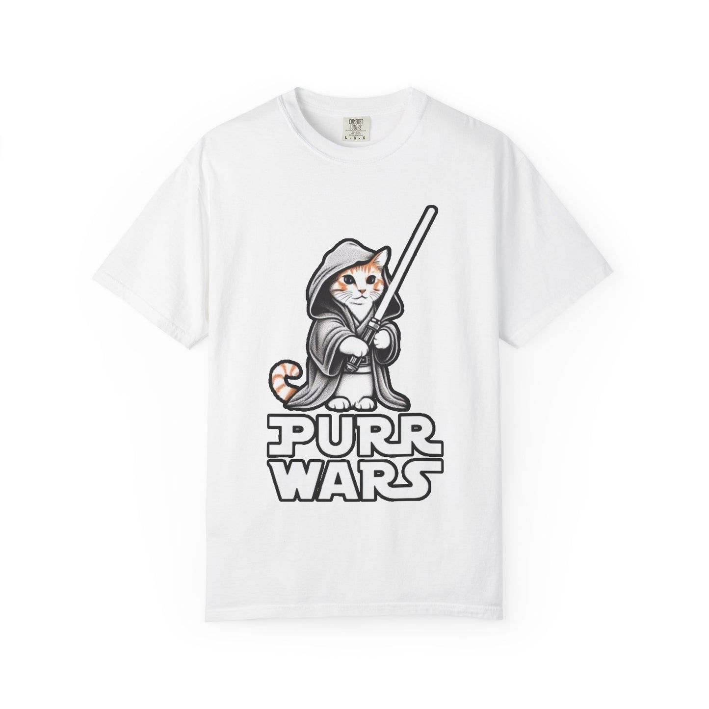 Purr Wars T-Shirt | Funny Star Wars Cat Parody Tee