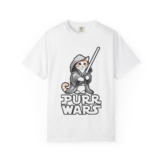 Purr Wars T-Shirt | Funny Star Wars Cat Parody Tee