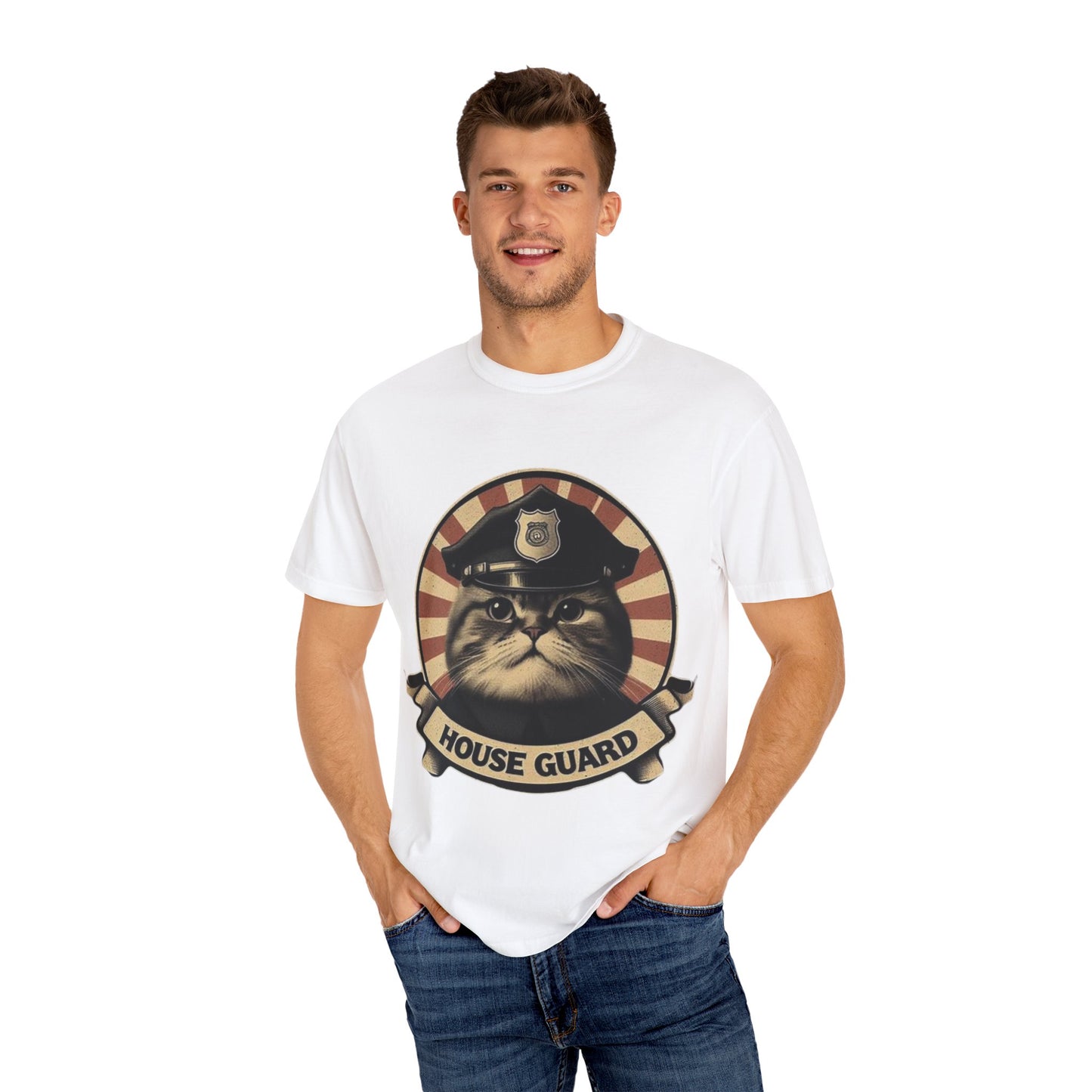 House Guard Cat T-Shirt: The Ultimate Feline Protector