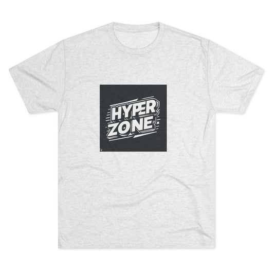 Hyper Zone Unisex Tri-Blend Tee: Cool Graphic for Gamers & Trendsetters